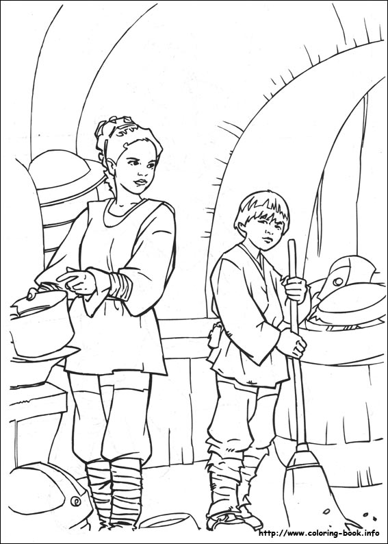 Star Wars coloring picture